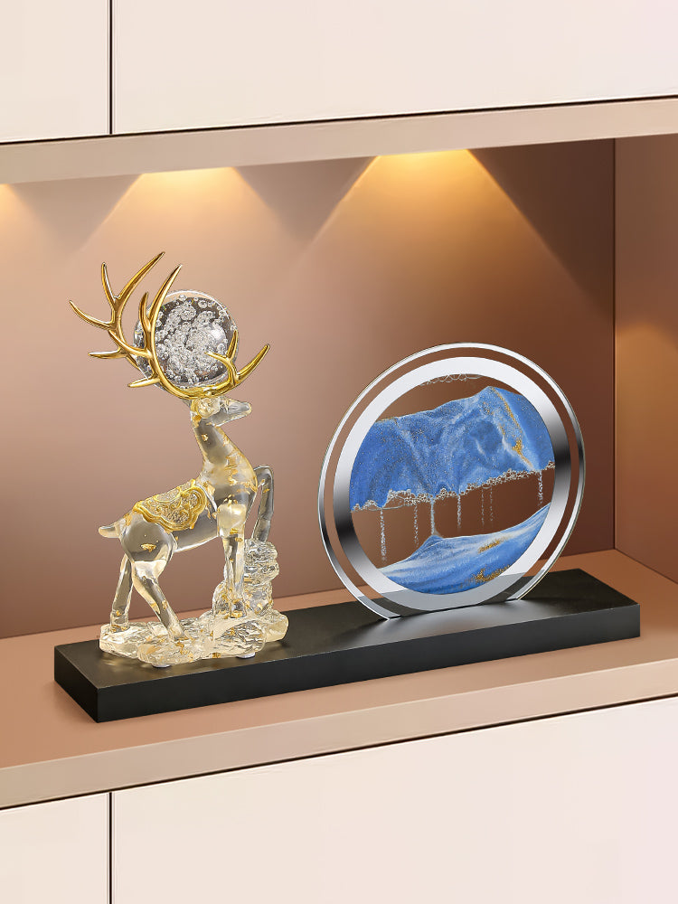 Home decorative lucky deer figurine