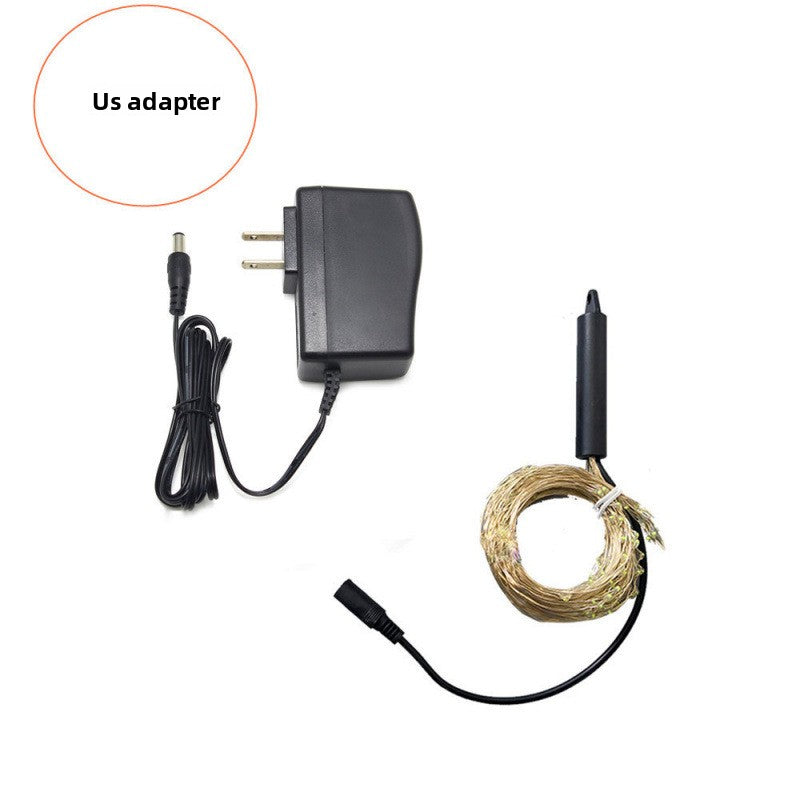 led copper wire lamps decorate the tail lights