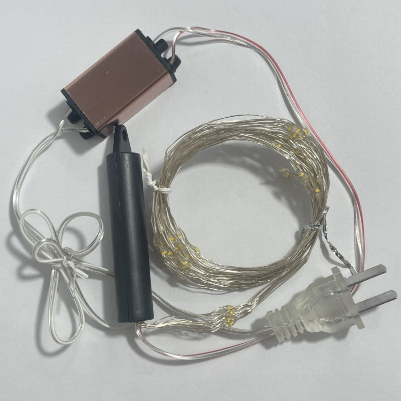 led copper wire lamps decorate the tail lights