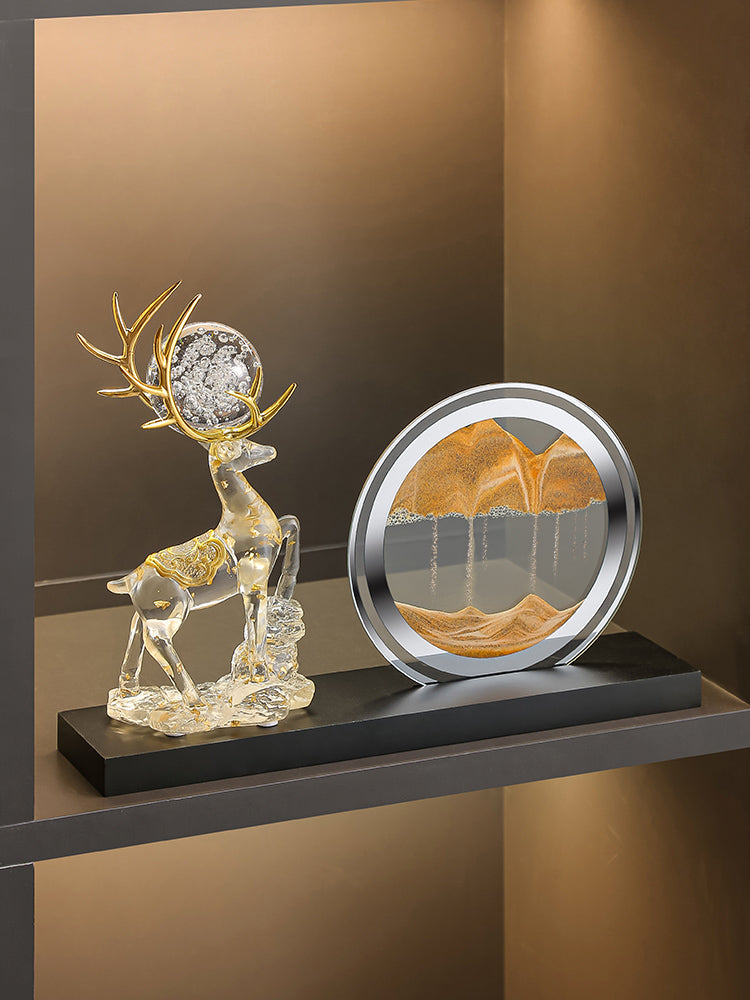 Home decorative lucky deer figurine