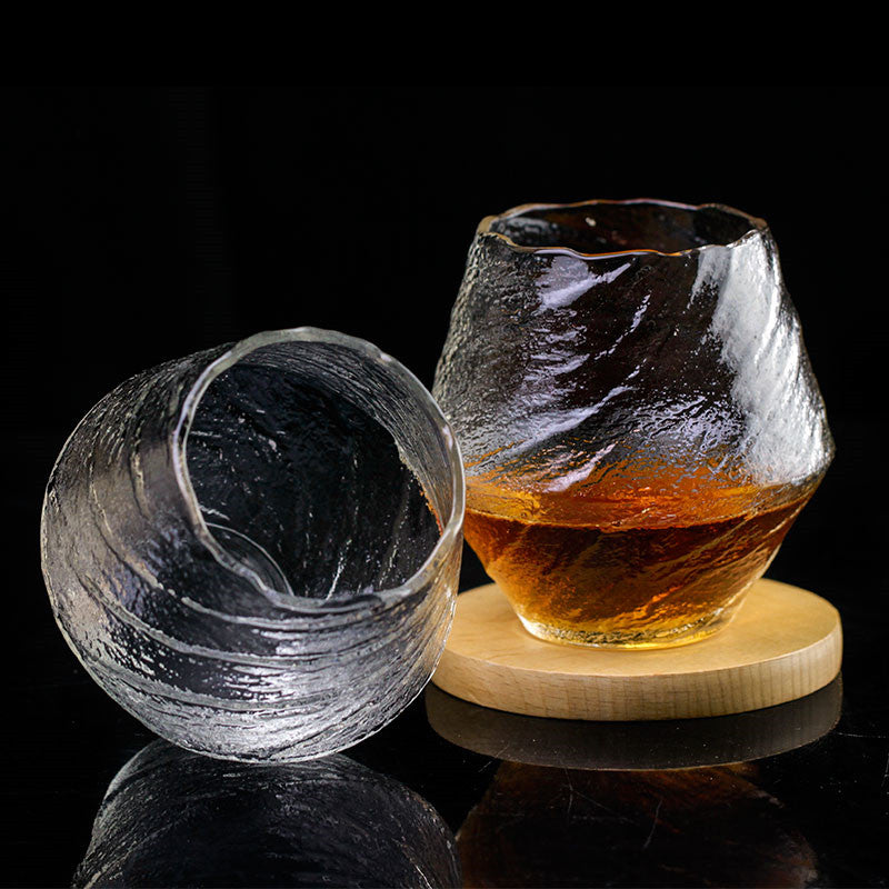 Japanese Handmade Hammered Whiskey Glass Heat-Resistant Juice Glass
