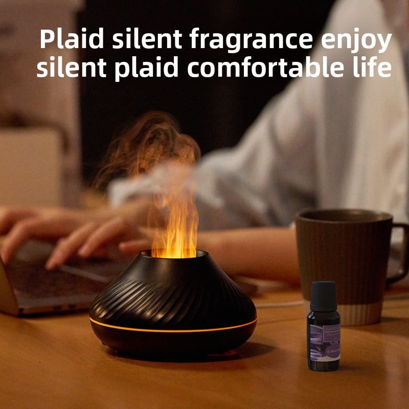 Flame Aromatherapy Machine, Office Desktop Humidifier, Car mounted Automatic Spray Fragrance Machine, Home Essential Oil Diffuser