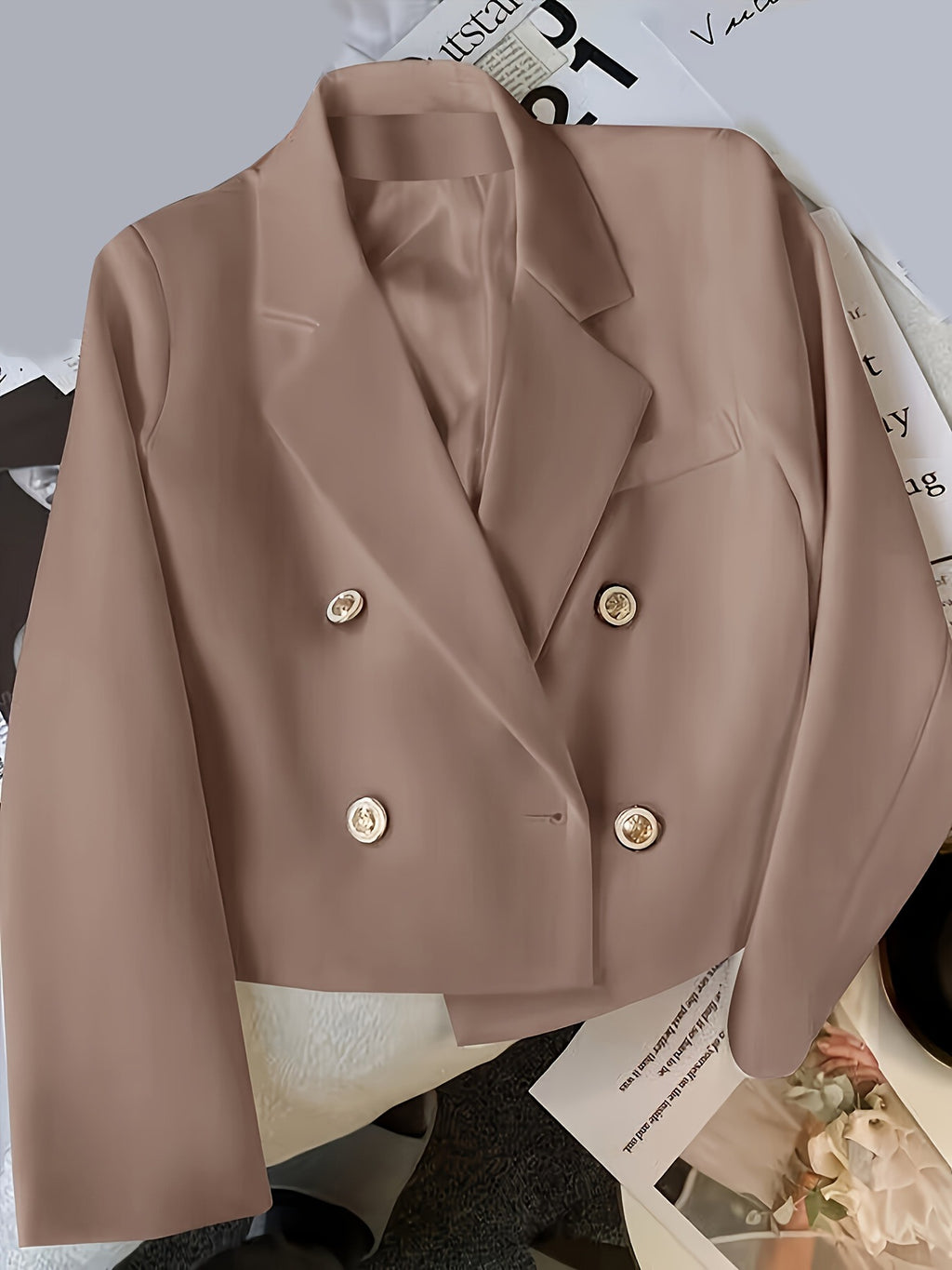 Women Casual Suit Jacket Loose Fit Blazer