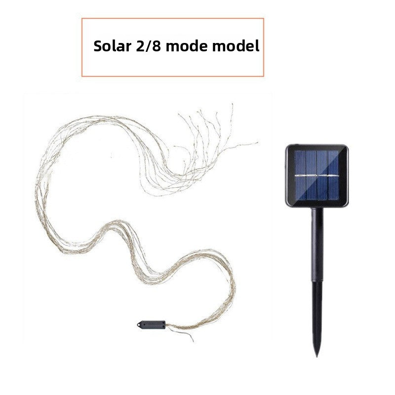 led copper wire lamps decorate the tail lights