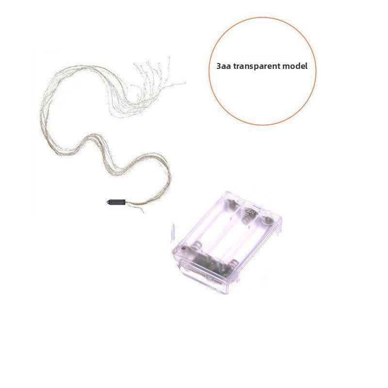 led copper wire lamps decorate the tail lights