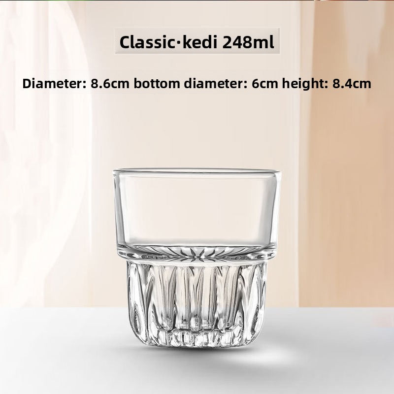 Glass Whiskey Cup