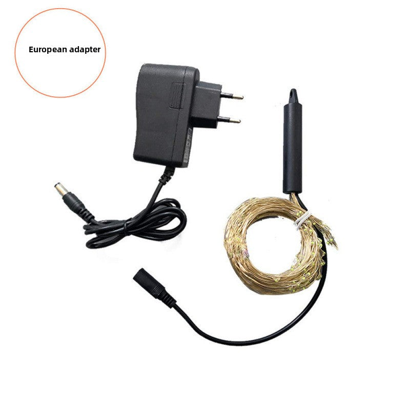 led copper wire lamps decorate the tail lights