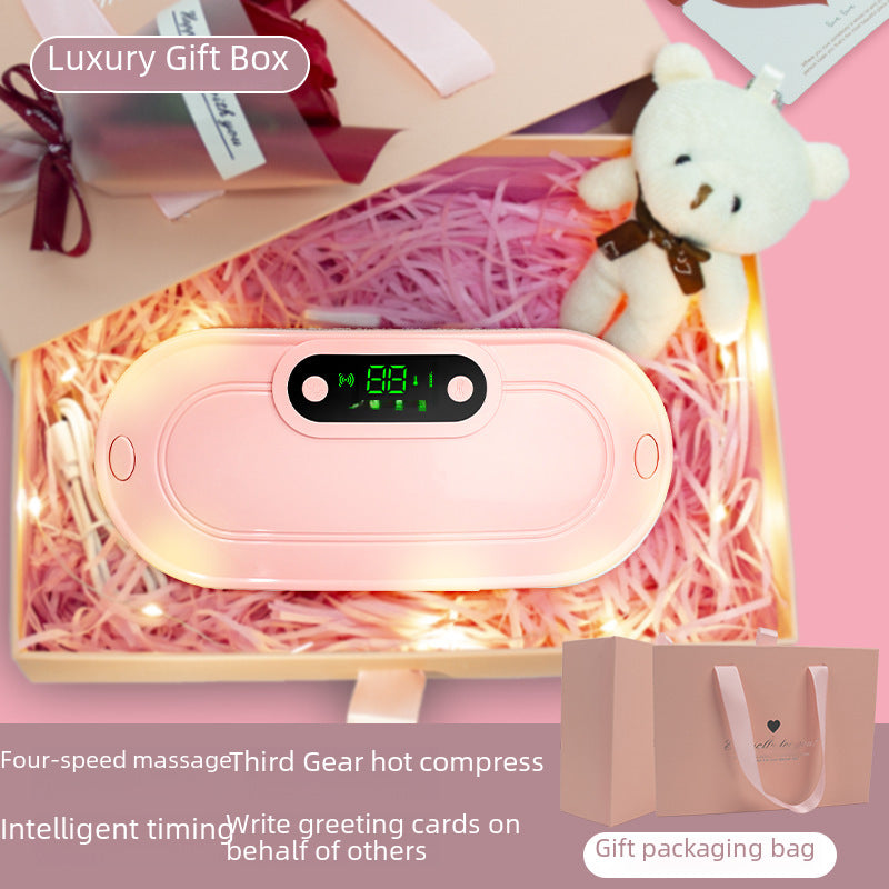 Women's Electric Heating and Vibration Warming Belt for Menstrual Period Massage and Uterus protecting Function Home-use