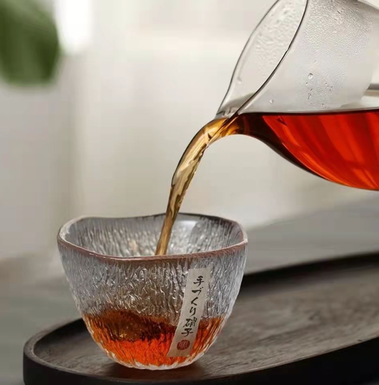 Japanese Handmade Hammered Whiskey Glass Heat-Resistant Juice Glass