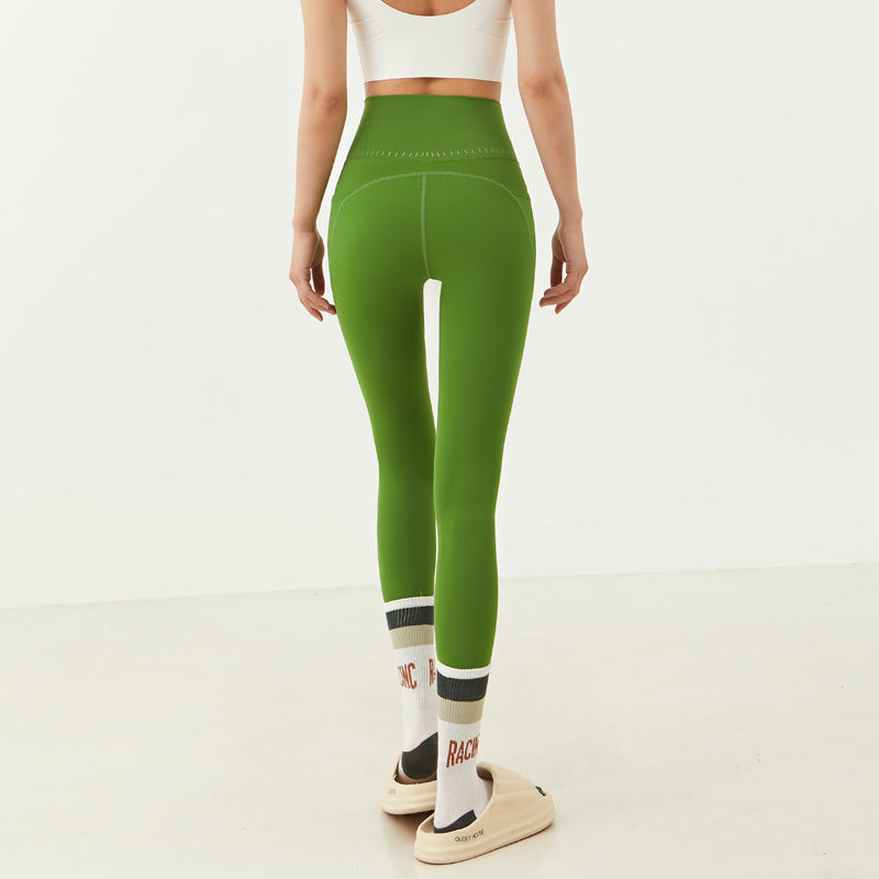 High Waist Yoga Pants with Pockets-Stretchy Quick-Dry Workout Leggings