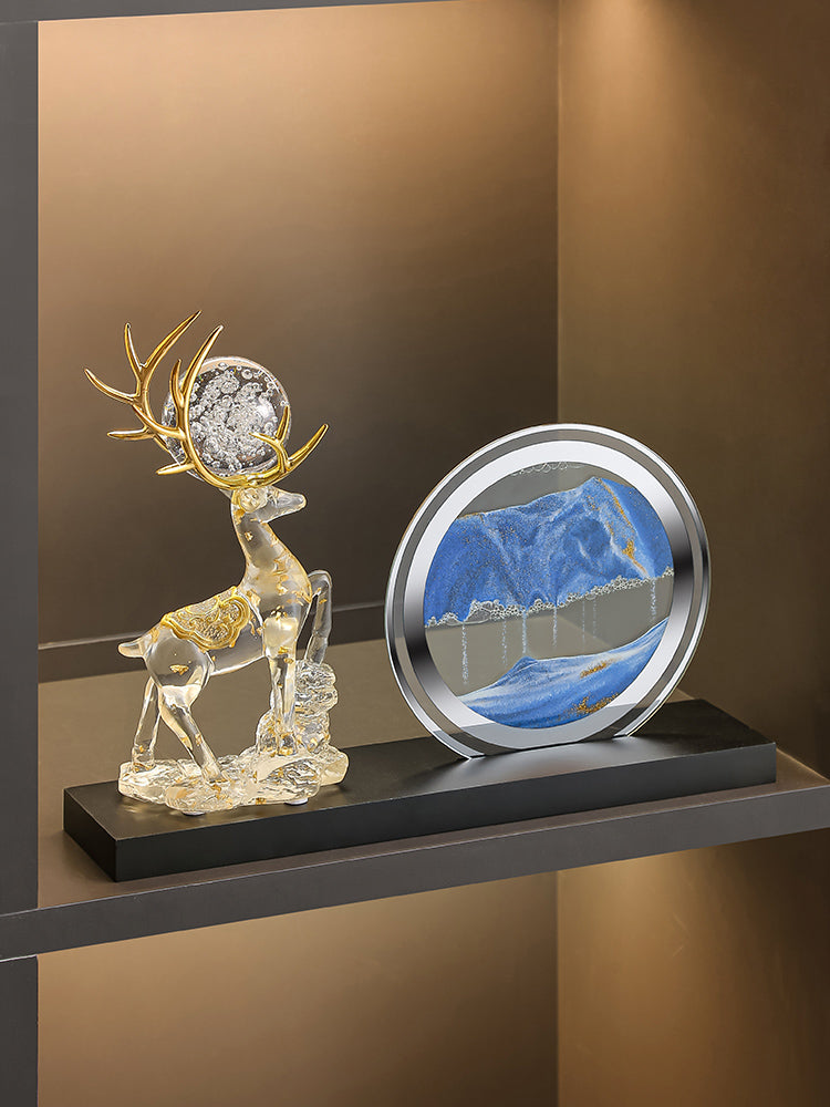 Home decorative lucky deer figurine