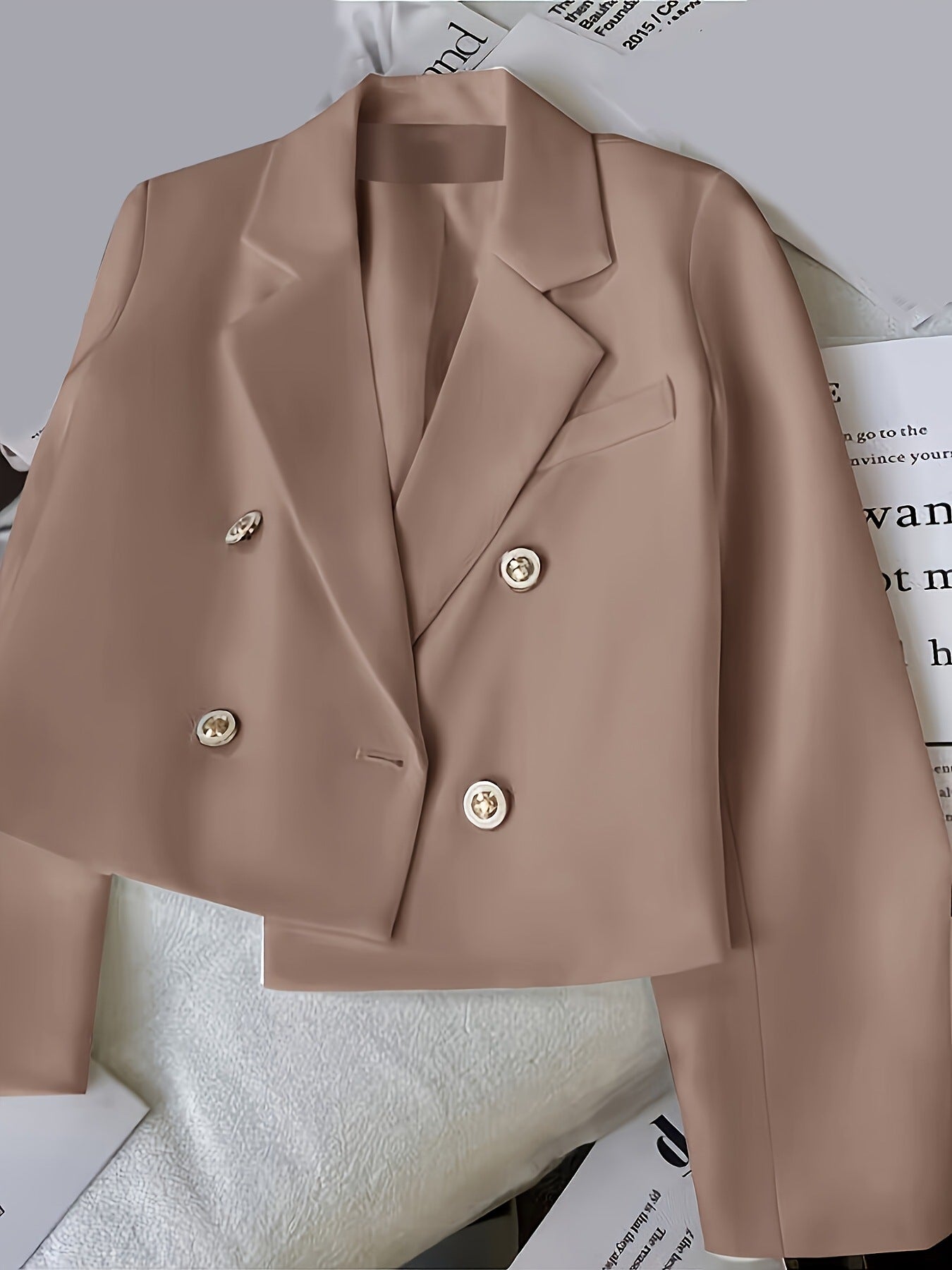 Women Casual Suit Jacket Loose Fit Blazer