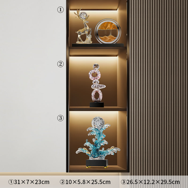 Home decorative lucky deer figurine