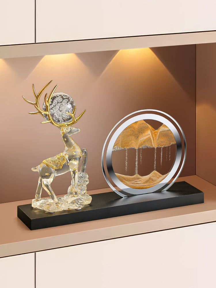 Home decorative lucky deer figurine