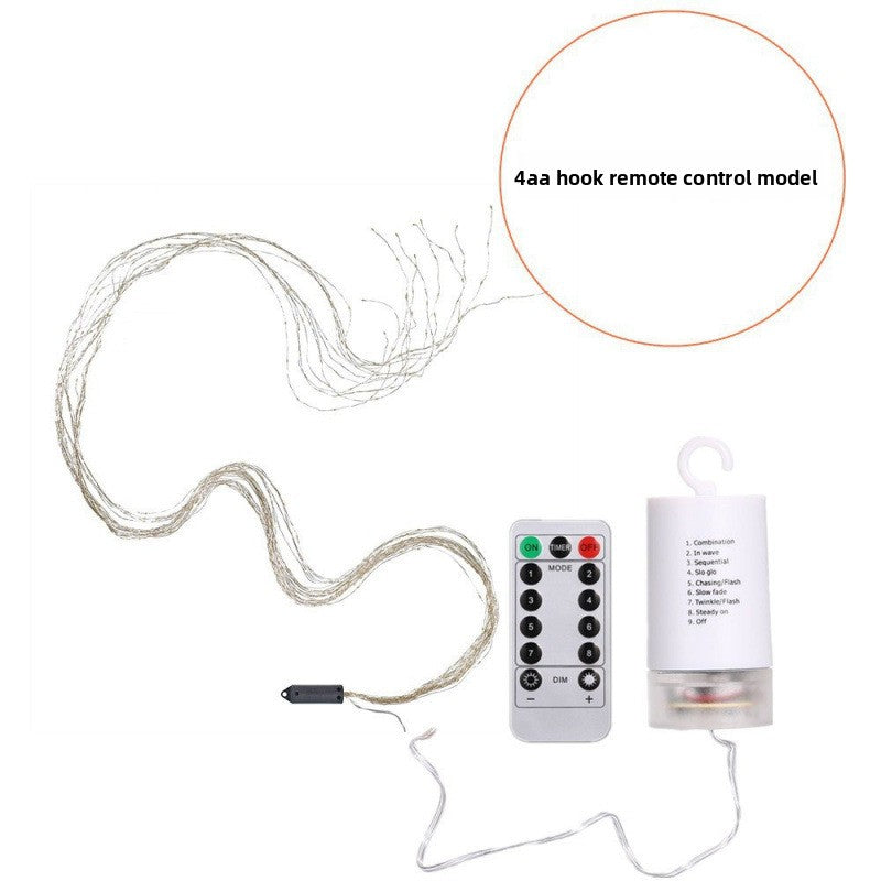 led copper wire lamps decorate the tail lights