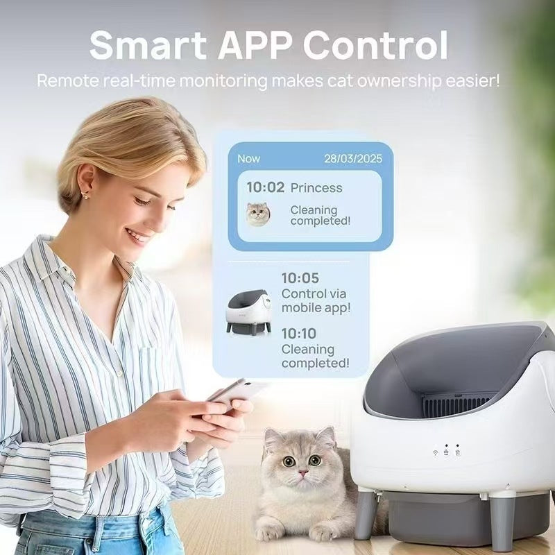 Fully automatic intelligent cat litter box