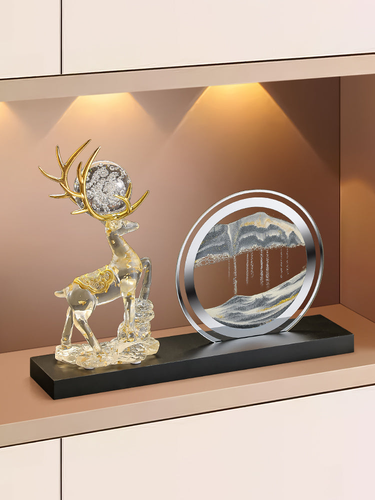 Home decorative lucky deer figurine