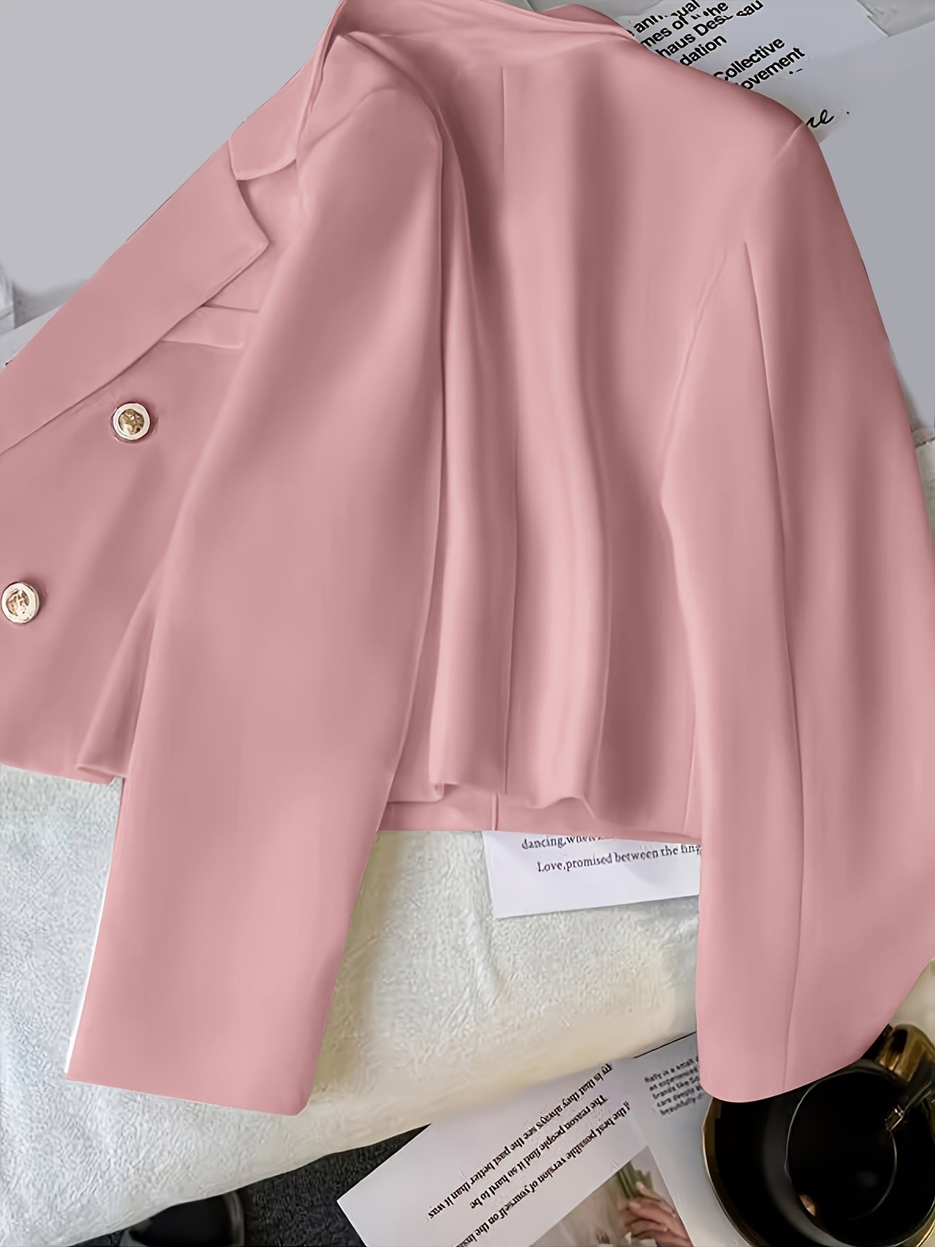 Women Casual Suit Jacket Loose Fit Blazer